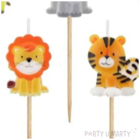 swieczki pikery dzikie zwierzaki godan 5 szt