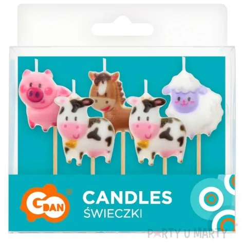 swieczki pikery farma godan 5 szt