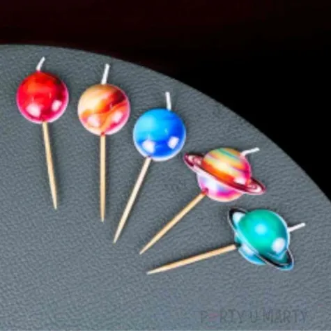 swieczki pikery planety godan 5 szt