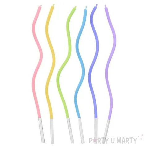 swieczki swiderki pastel mix godan 6 szt