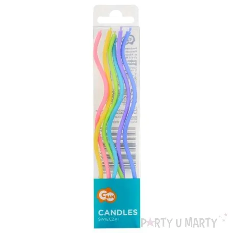 swieczki swiderki pastel mix godan 6 szt