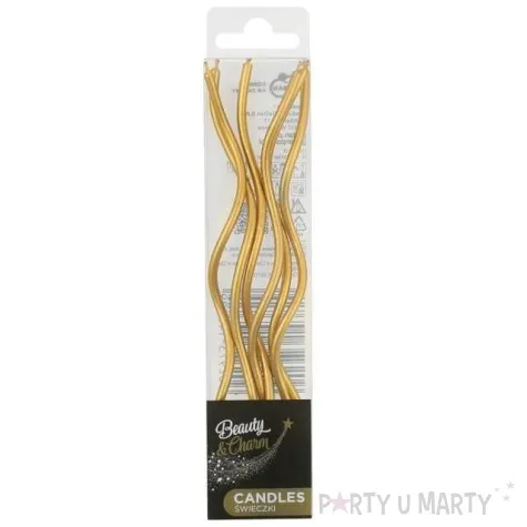 swieczki swiderki zlote godan 6 szt