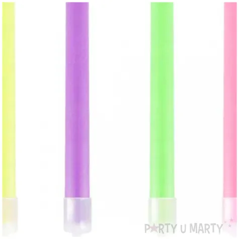 swieczki urodzinowe kolorowy plomien partypal 6 cm 6 szt