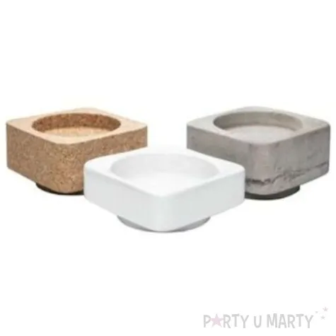 swiecznik 3w1 ceramika beton korek bolsius 96 91 mm