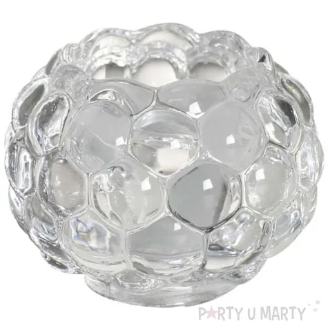 swiecznik bubble 2 w 1 transparentny bolsius