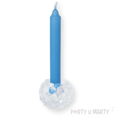 swiecznik bubble 2 w 1 transparentny bolsius