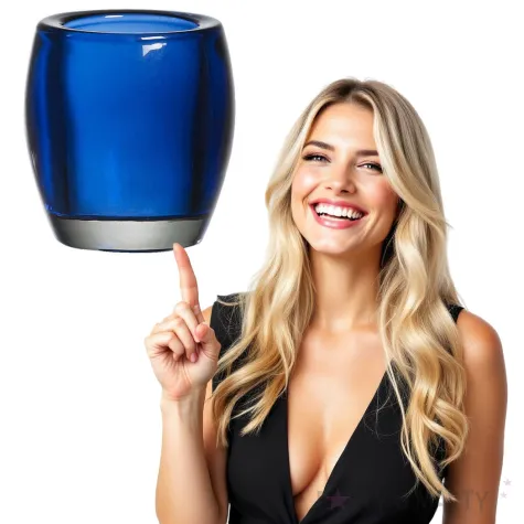 swiecznik classic tealight niebieski ciemny bolsius 77 72