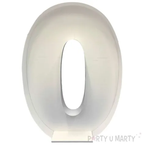 szablon do balonow cyfra 0 godan 120 cm