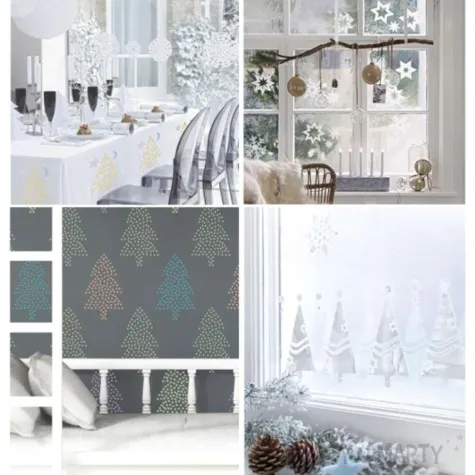 szablony dekoracyjne boze narodzenie sniezynki titanum 18x10 5 cm