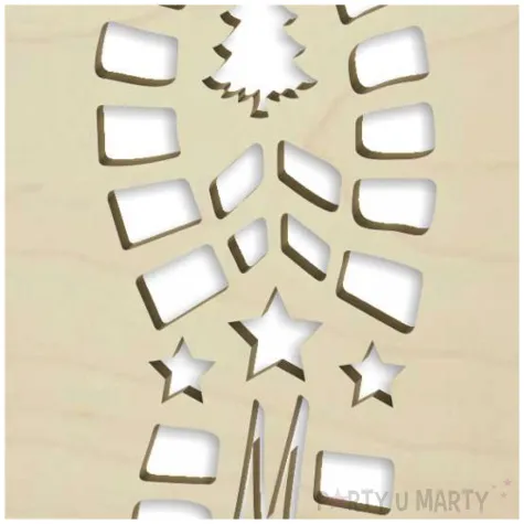 szablony do sniegu swiateczne slad buta mikolaja sklejka