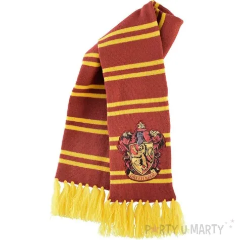 szal party harry potter brazowy w paski amscan