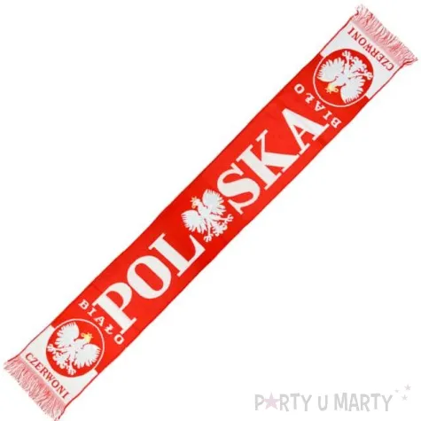 szalik kibica polska godlo bialo czerwony arpex 145 cm