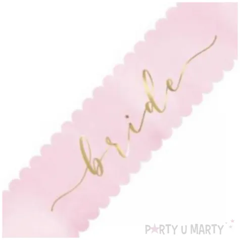 szarfa bride rozowy unique