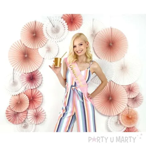 szarfa bride squad rozowa partydeco 75 cm