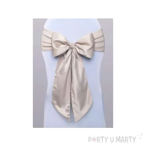 szarfa na krzeslo elegant bezowa 10 szt