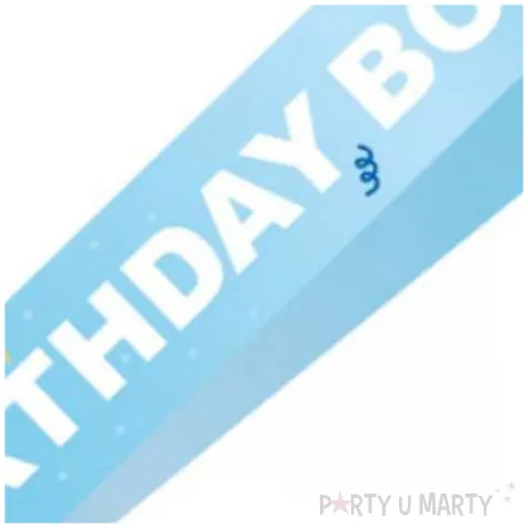 szarfa urodzinowa birthday boy blekitny godan 150 cm