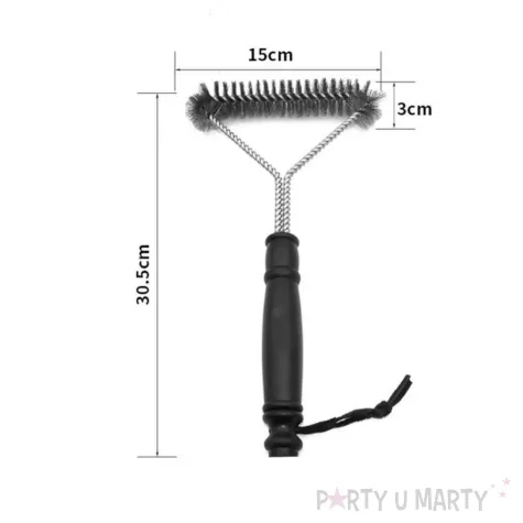 szczotka do czyszczenia rusztu akcesoria do grilla druciak 30 x 15 cm