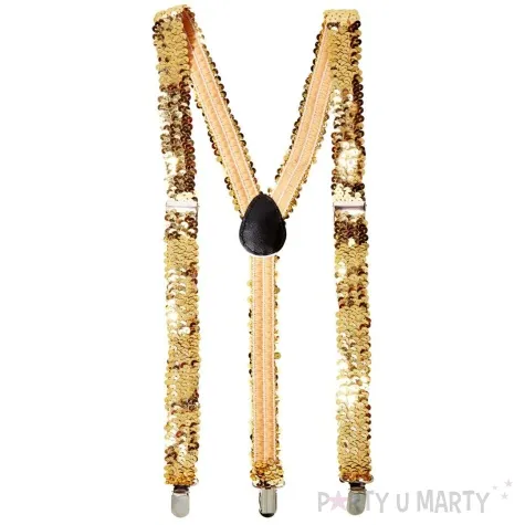 szelki cekinowe zloty widmann