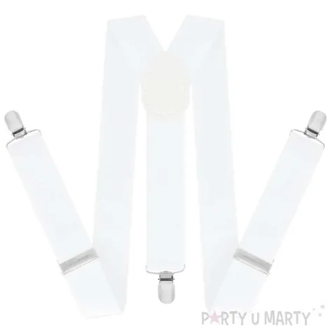 szelki classic bialy partypal