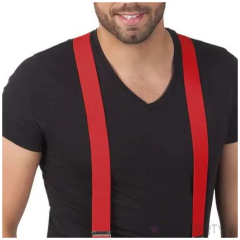 szelki classic czerwone boland