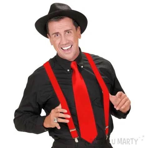 szelki classic czerwony widmann