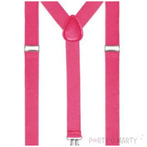 szelki classic z mucha rozowe funny fashion