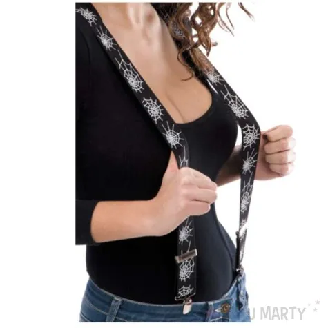 szelki pajeczyna czarne carnival toys