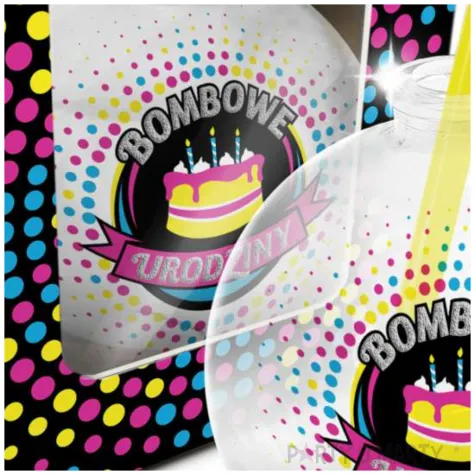 szklanka bombka bombowe urodziny bgtech 400 ml