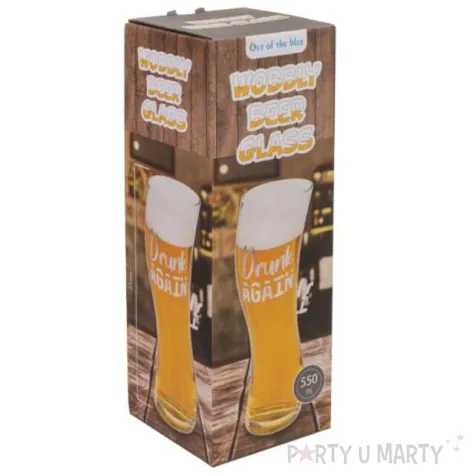 szklanka do piwa krzywa drunk again ootb 550 ml