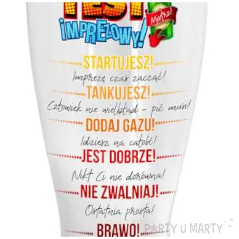 szklanka do piwa test piwny z nadrukiem bgtech 1500 ml
