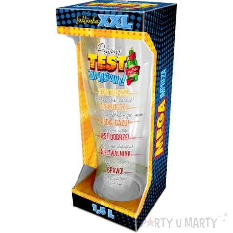 szklanka do piwa test piwny z nadrukiem bgtech 1500 ml