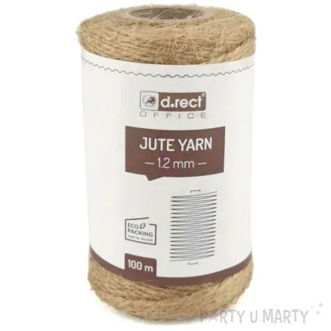 sznurek jutowy classic naturalny d rect 1 2 mm 100 m