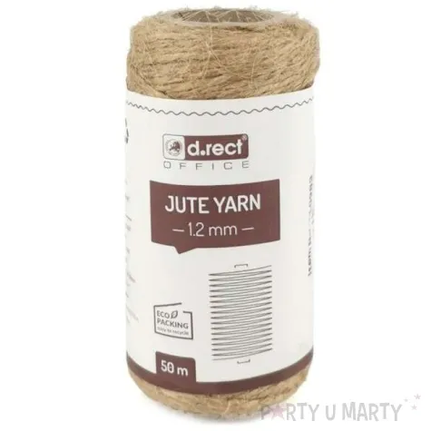 sznurek jutowy classic naturalny d rect 1 2 mm 50 m