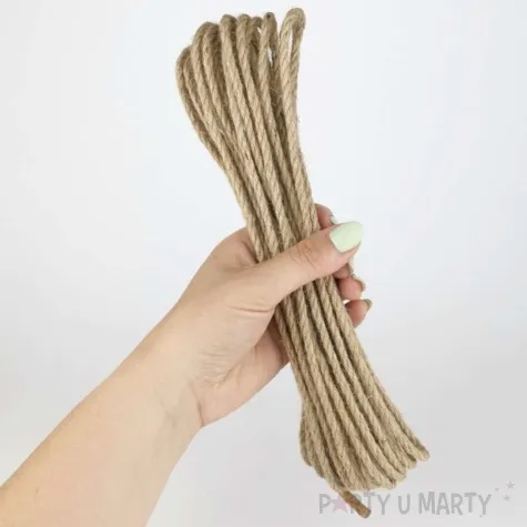 sznurek jutowy lina naturalny leviatan 4 mm 10 m