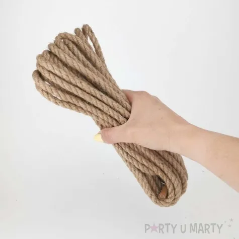 sznurek jutowy lina naturalny leviatan 8 mm 10 m