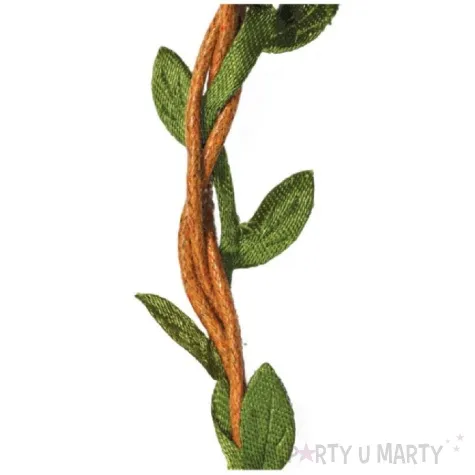 sznurek jutowy z listkami pnacze aliga 3 m