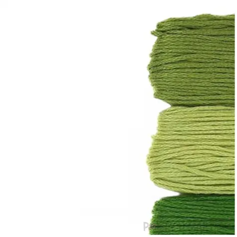 sznurek mulina 5 odcieni zielony titanum 10 m 5 szt