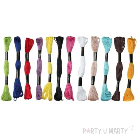 sznurek mulina classic mix titanum 8 m 12 szt