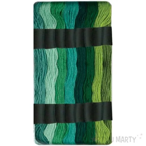 sznurek mulina classic zielony titanum 8 szt 8m