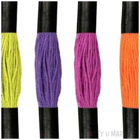 sznurek mulina zywe kolory mix titanum 8 m 6 szt
