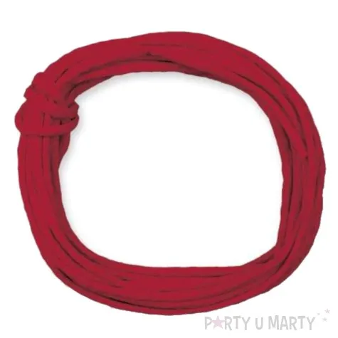 sznurek papierowy czerwony titanum 5 m