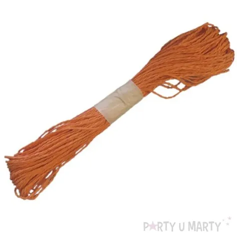 sznurek papierowy pomaranczowy czakos 30 m