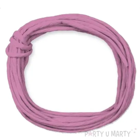 sznurek papierowy rozowy titanum 5 m