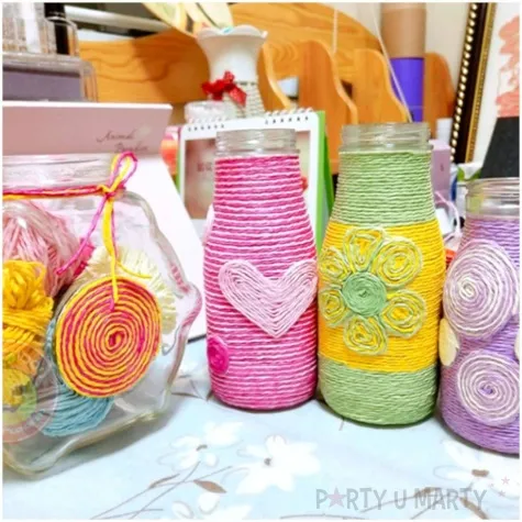 sznurek papierowy zielone jabluszko titanum 5 m