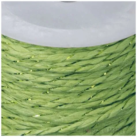 sznurek papierowy zielony titanum 10 m