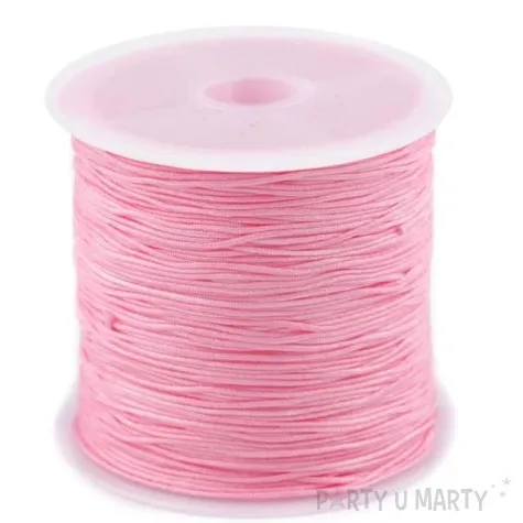 sznurek poliestrowy rozowy stoklasa 25 m