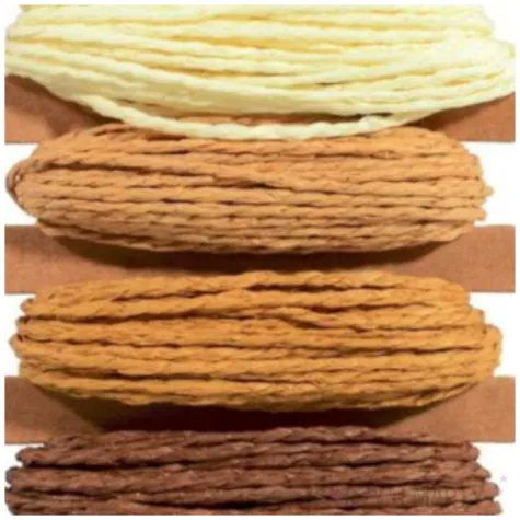 sznurek rafia kolory jesienne mix aliga 5 m 6 szt