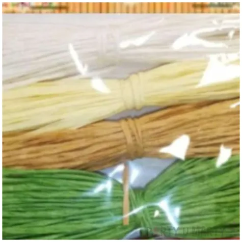 sznurek rafia kolory jesienne mix aliga 9 m 6 szt