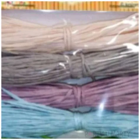 sznurek rafia kolory pastelowe mix aliga 9 m 6 szt