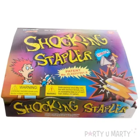 szokowa zabawka zszywacz czarny funny fashion